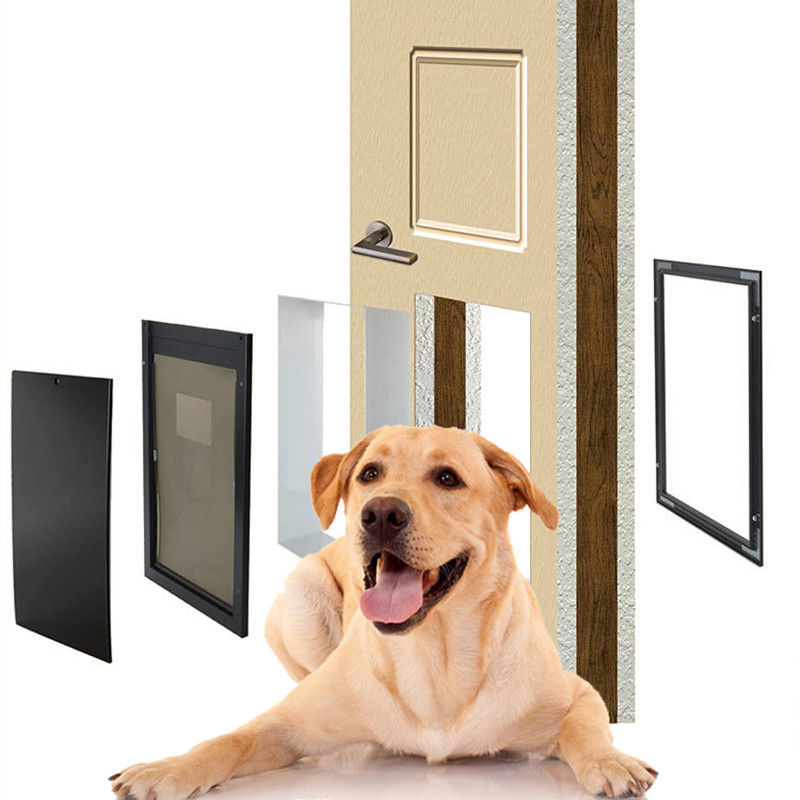 ISO9001 PET an toàn nhôm cửa PET bốn cách đóng cửa khóa từ khóa cửa chó